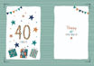Picture of HAPPY 40TH BIRTHDAY CARD